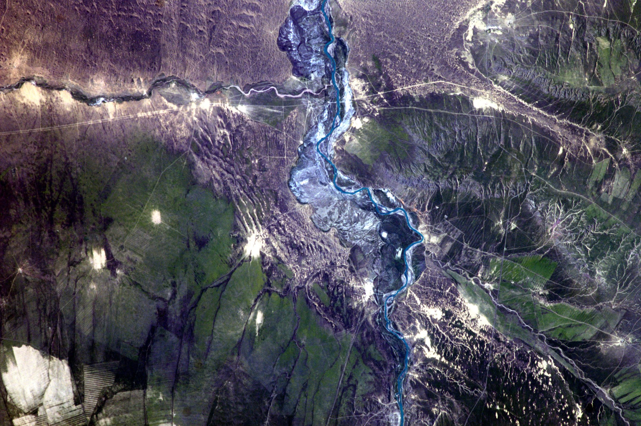 Obwod almacki, rzeka Ili, Kazachstan